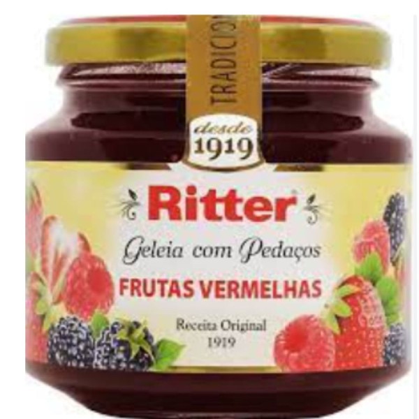 Geleia Tradicional Com Frutas Vermelhas Ritter 310g