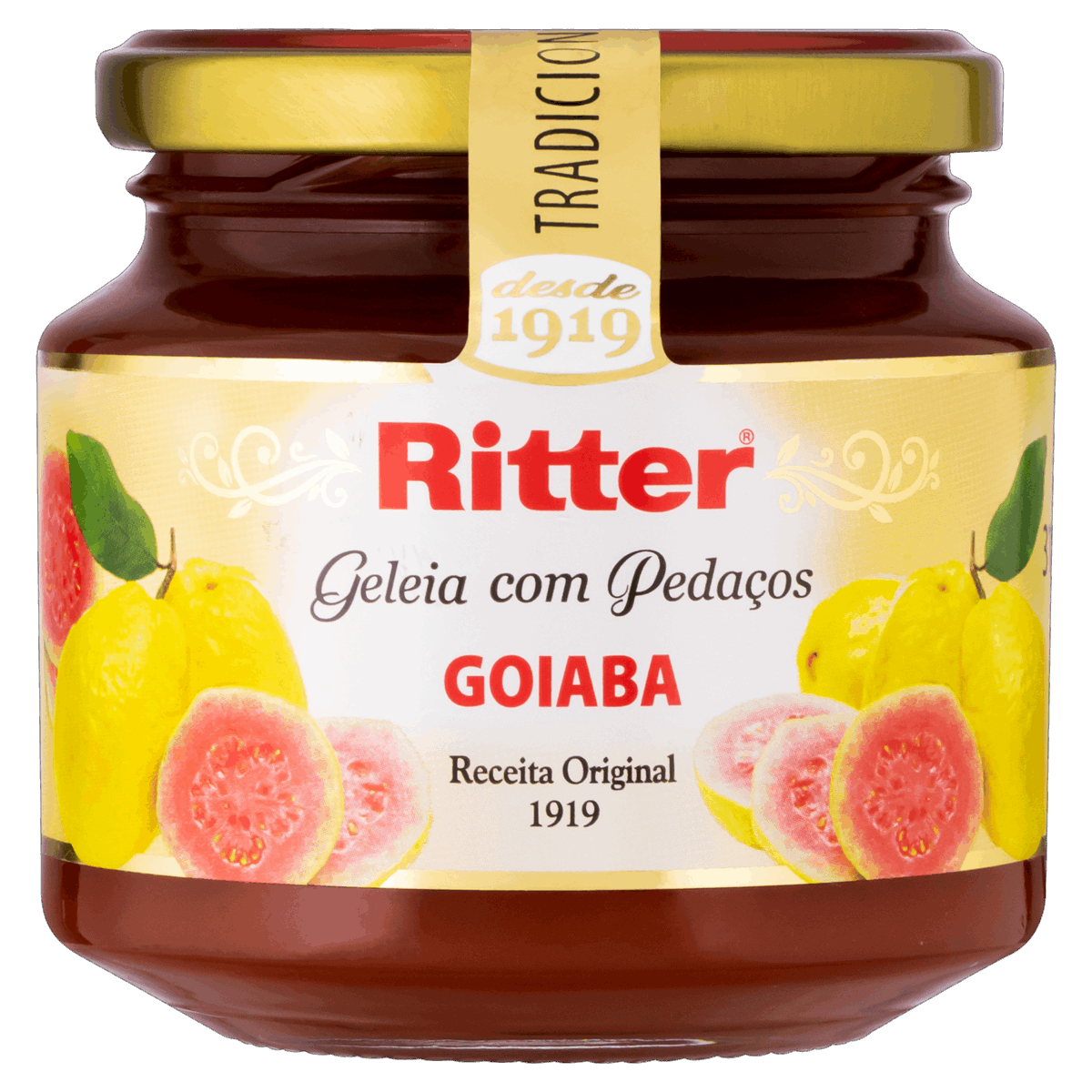 Encontraproduto.com.br - Geleia com Pedaços de Goiaba Ritter 310g