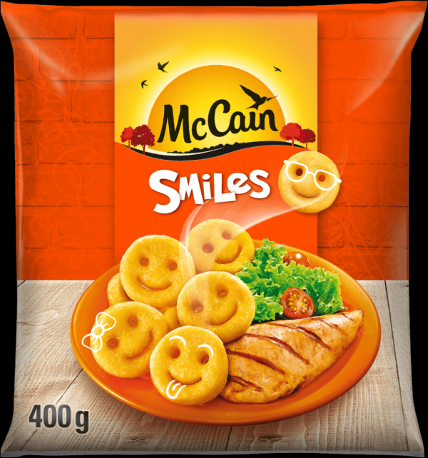 Batata Pré-Frita Smiles Congelada McCain Pacote 400g