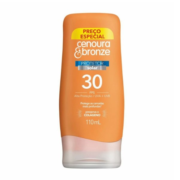 Encontraproduto.com.br - Protetor Solar Corporal Cenoura & Bronze FPS 30 com 110ml