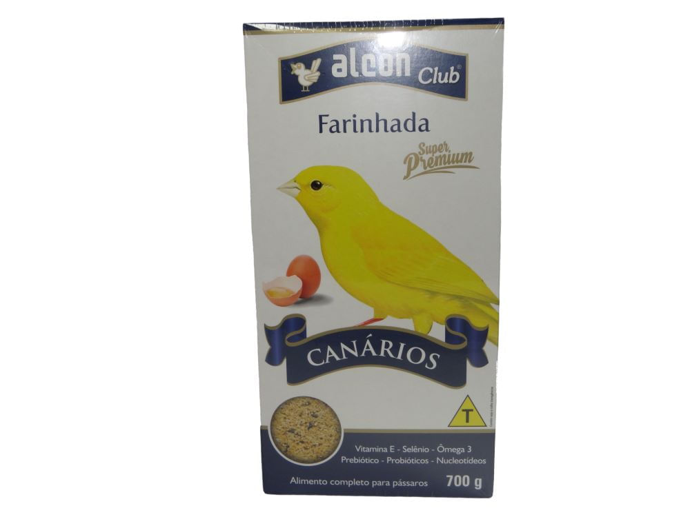 Ração Alcon Farinhada c/ Ovos Canário Super Premium 700g