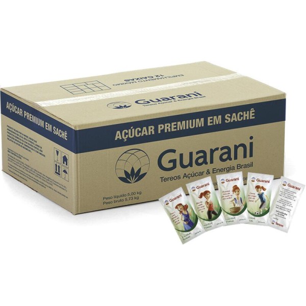 Encontraproduto.com.br - Açúcar Guarani Refinado Caixeta com 400x5g