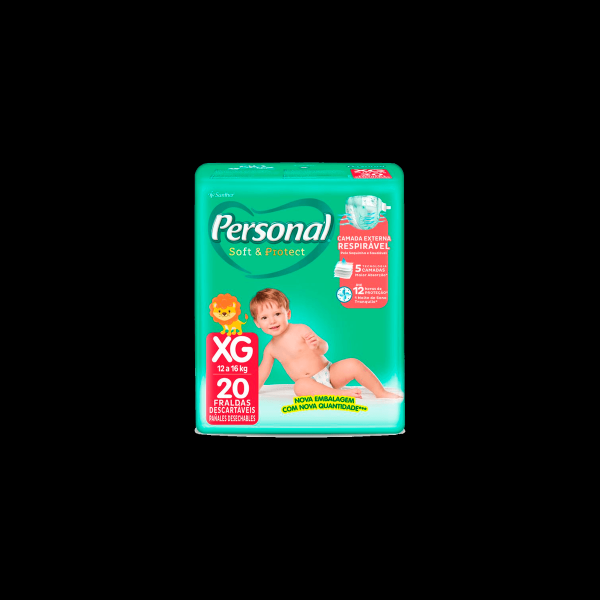 Encontraproduto.com.br - Fraldas Personal Baby Protect & Sec M/70 Unidades