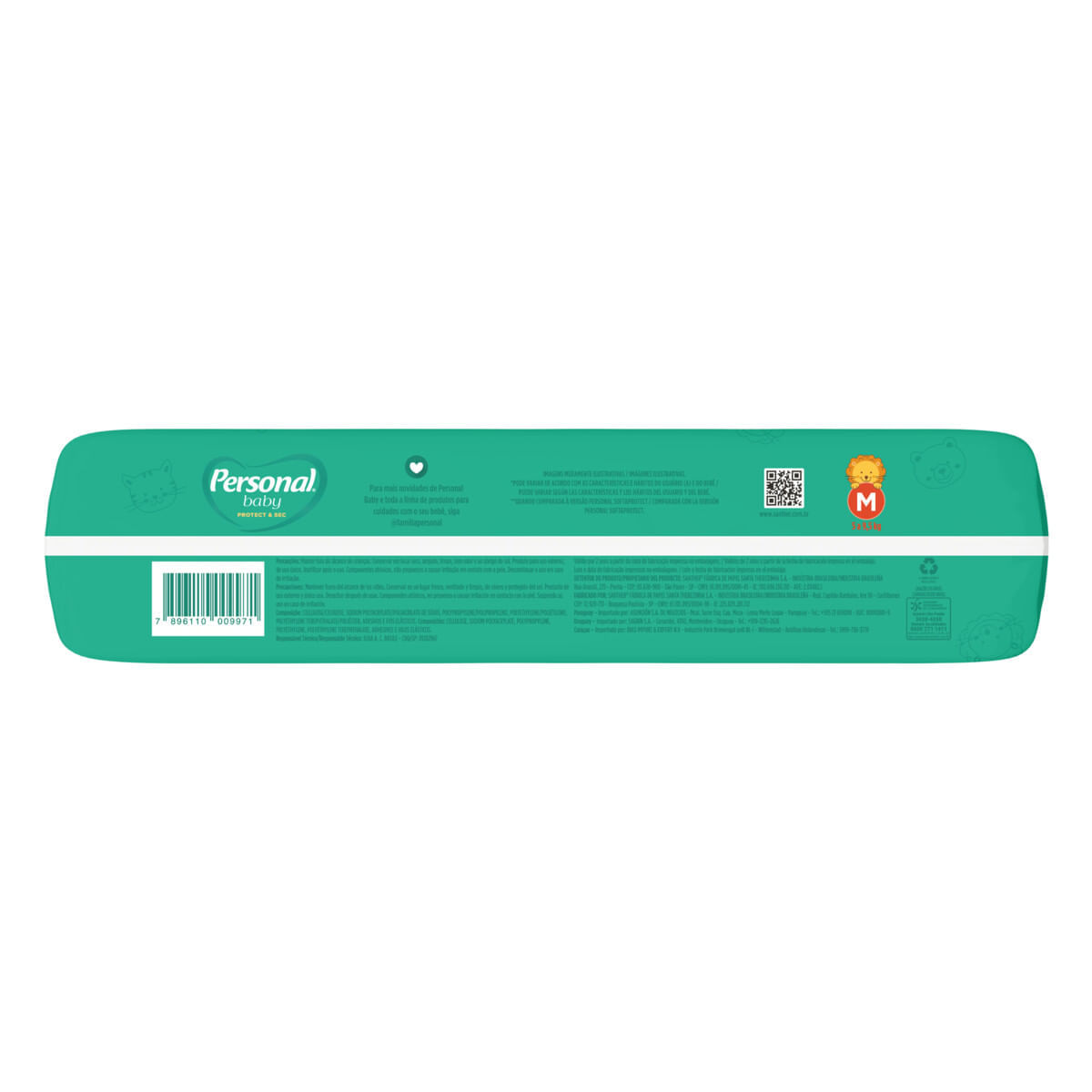 Encontraproduto.com.br - Fraldas Soft Protect PERSONAL Mega M Pacote 44un