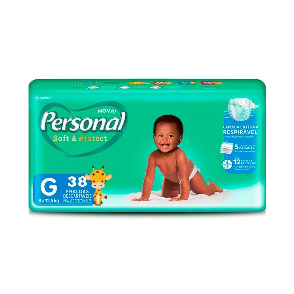 Encontraproduto.com.br - Fraldas Soft Protect PERSONAL Mega G Pacote 38un