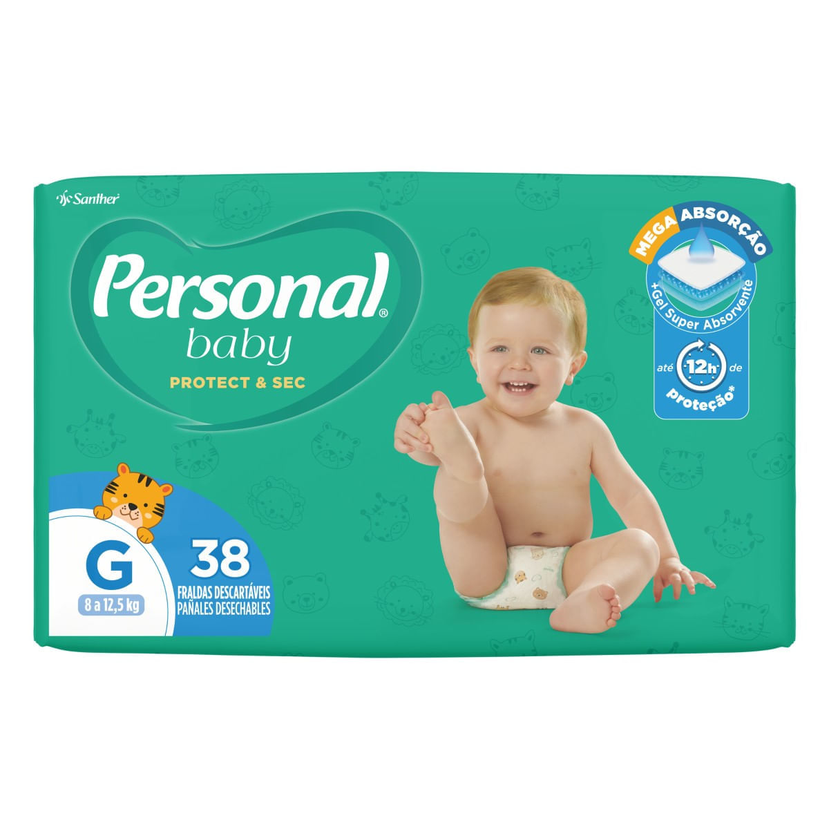 Encontraproduto.com.br - Fraldas Soft Protect PERSONAL Mega G Pacote 38un