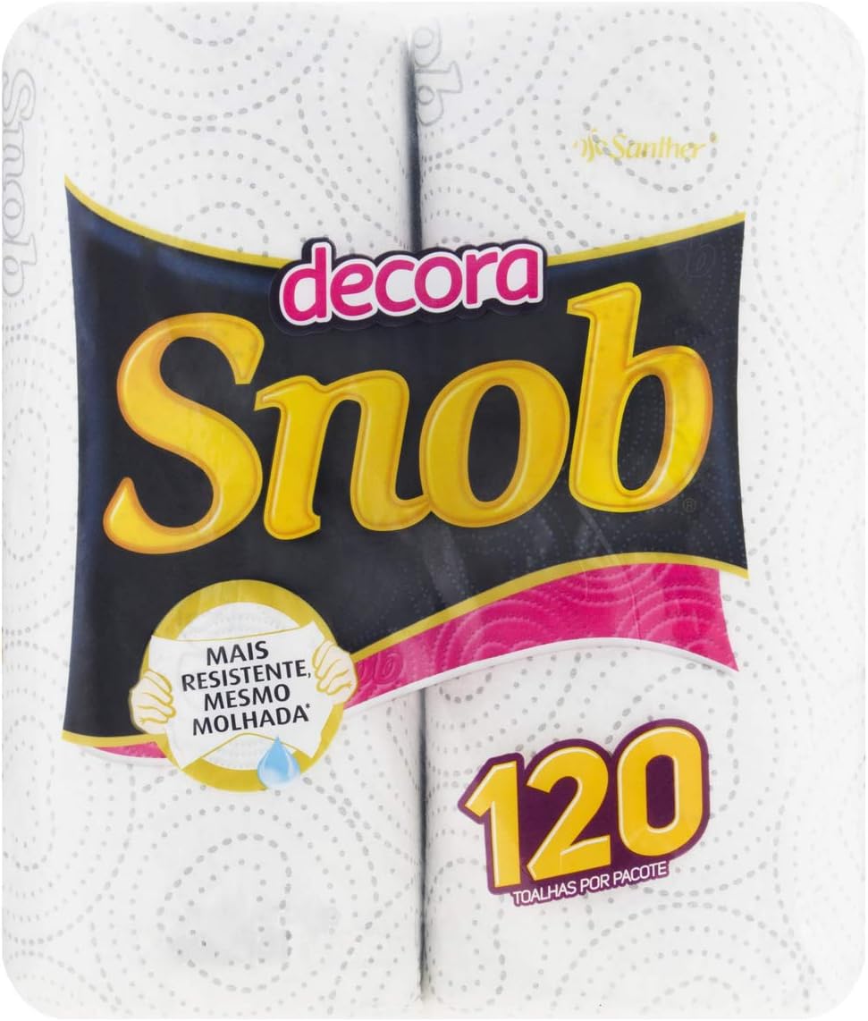 Encontraproduto.com.br - Papéis Toalha Snob Decora Pacote De 2 U