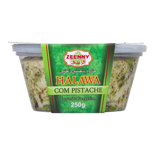 Encontraproduto.com.br - Doce De Gergilim Com Pistache Halawa Zeezzy 250 G