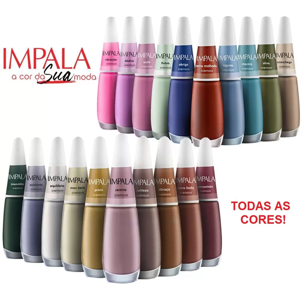 Encontraproduto.com.br - Esmalte Impala Cremoso A Cor da Sua Moda Marina