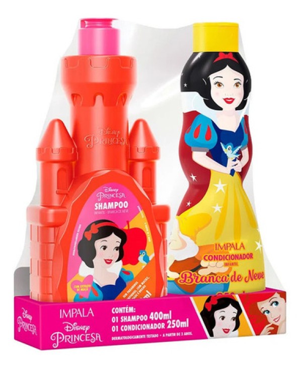 Kit Shampoo & Condicionador Infantil Impala Branca De Neve 