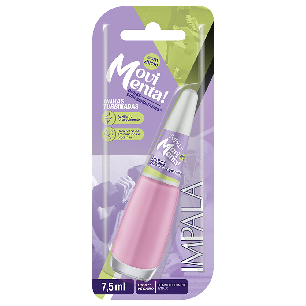 Esmalte Impala Movimenta! Cremoso Faça Sua Manobra Blister 7,5ml