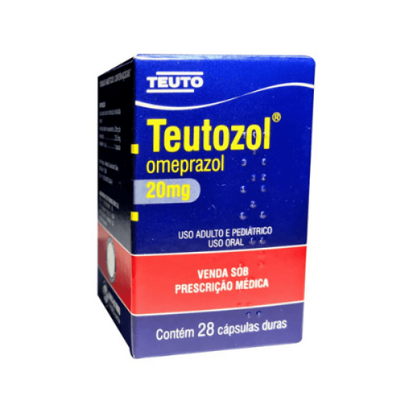 Encontraproduto.com.br - Teutozol 20MG Cápsula dura - Frasco com 28 Cápsulas