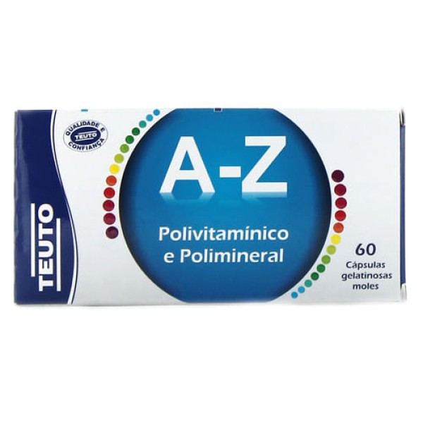 Encontraproduto.com.br - Polivitamínico E Polimineral A-Z Com 60 Cápsulas Teuto