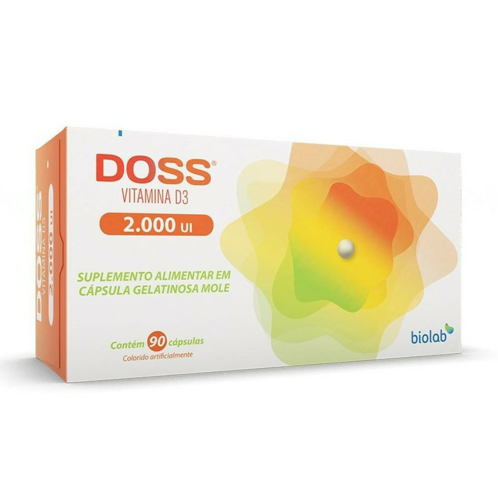 Encontraproduto.com.br - Doss Biolab 2.000Ui com 90 cápsulas