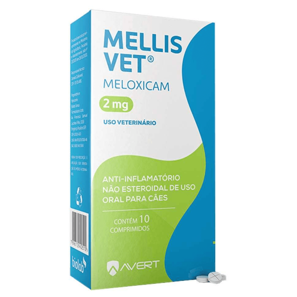 Encontraproduto.com.br - Anti-inflamatório Mellis Vet Avert Para Cães 2MG (MP)