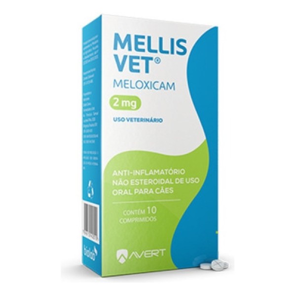 Encontraproduto.com.br - Anti-inflamatório Mellis Vet Avert Para Cães 2MG (MP)