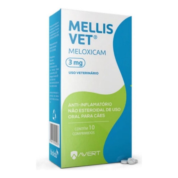 Anti-inflamatório Mellis Vet Avert Para Cães 3MG (MP)
