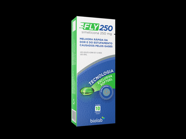 FLY 250mg Cápsula mole - Caixa com 10 Cápsulas
