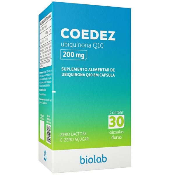 Encontraproduto.com.br - Coedez 200mg 30 Cápsulas