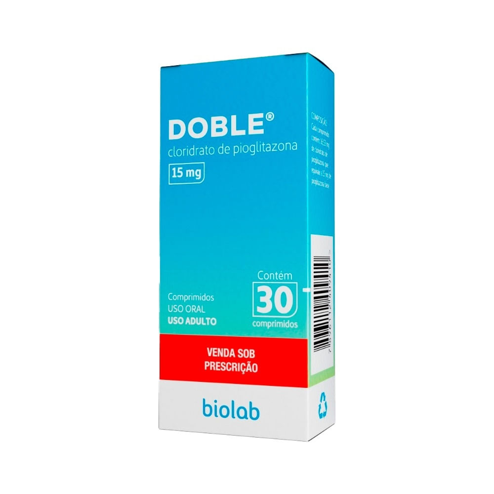 Doble 15mg 30 Comprimidos
