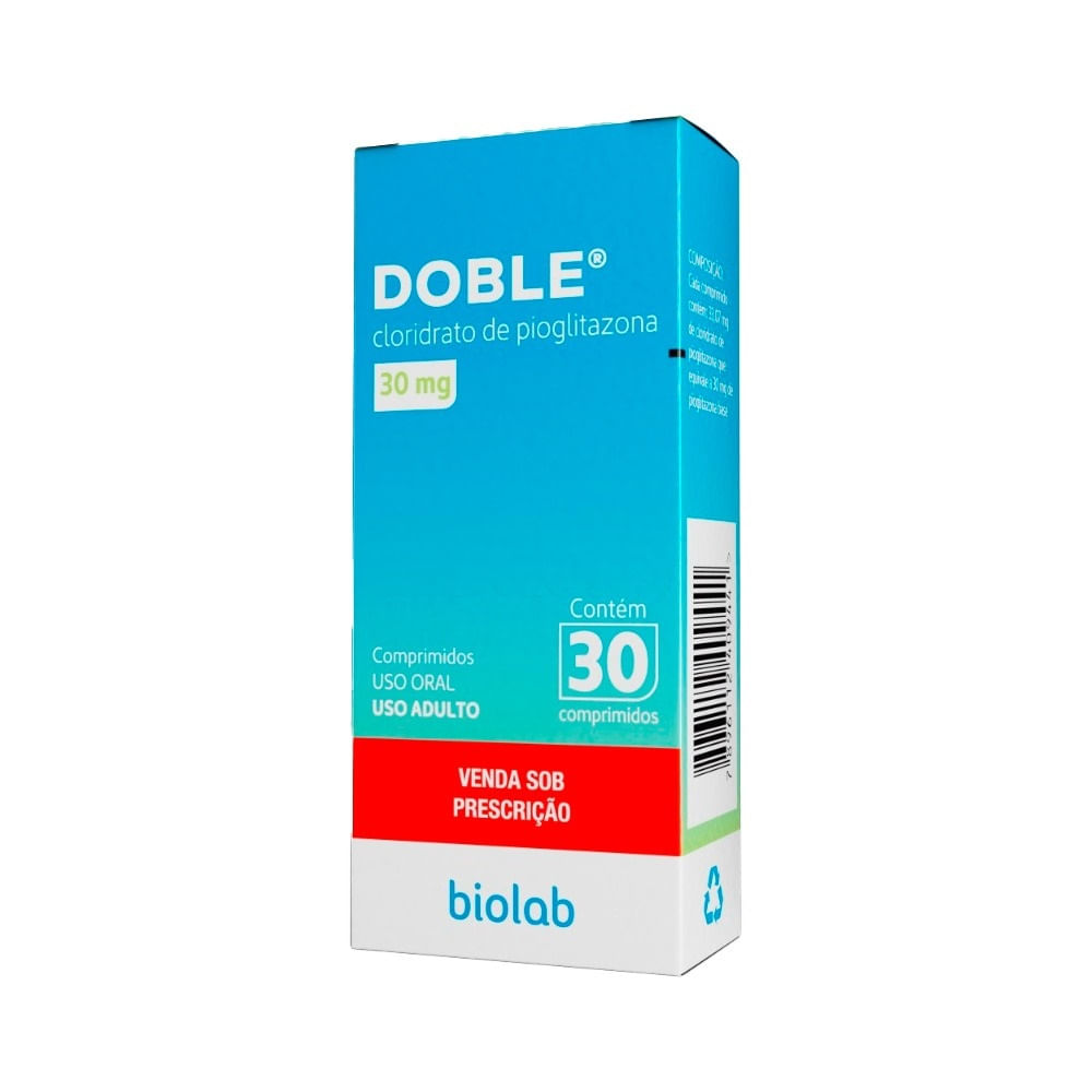 Doble 30mg 30 Comprimidos