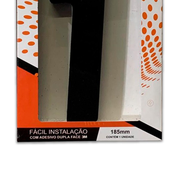Encontraproduto.com.br - Numero Quadrado 1 3D Numeral