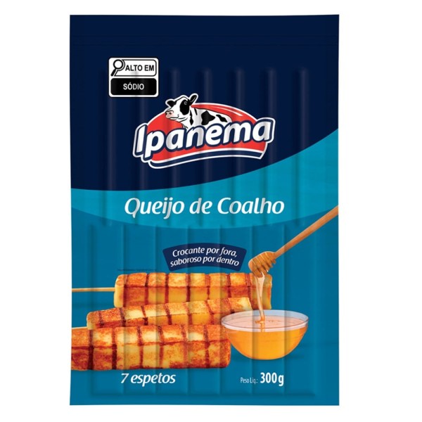 Encontraproduto.com.br - Queijo Coalho Ipanema Espeto Pacote com 300g