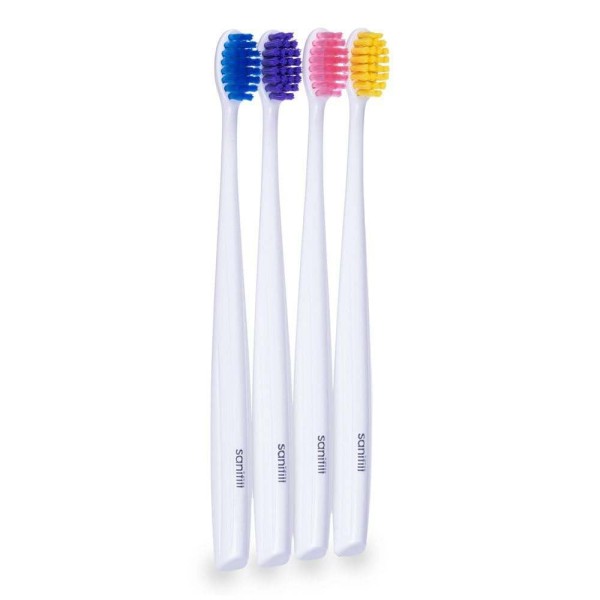 Encontraproduto.com.br - Escova de Dente Sanifill Essencial Leve 3 pague 2 - Cerdas Macias – Cores sortidas