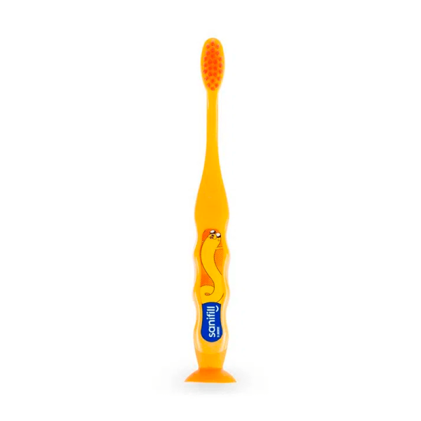 Encontraproduto.com.br - Escova de Dente Infantil Bitufo Hora de Aventura Extra Macia 2 a 5 Anos 1 Unidade