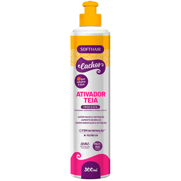 Encontraproduto.com.br - Ativador De Cachos Teia Soft Hair 300ml