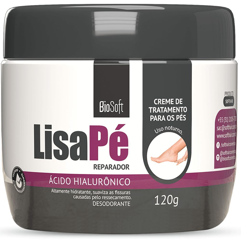 Encontraproduto.com.br - Creme Lisa Pe 120g Acido Hialuronico - Soft Hair