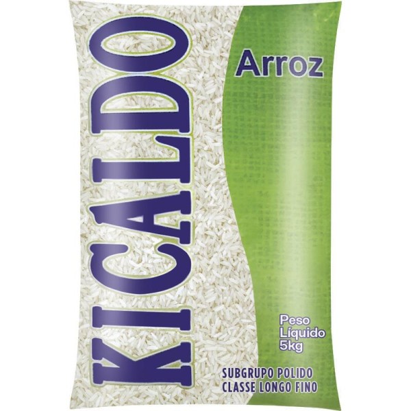 Encontraproduto.com.br - Arroz Kicaldo Agulhinha - Tipo 1 Pacote com 5kg