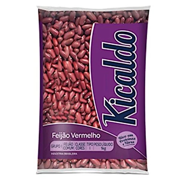 Encontraproduto.com.br - Feijão Kicaldo Vermelho Pacote com 1kg