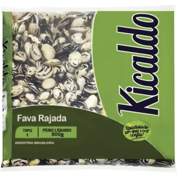 Encontraproduto.com.br - Fava Rajada Kicaldo Pacote com 500g