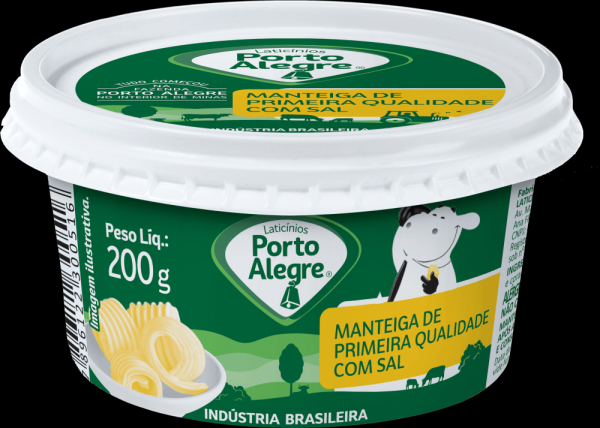 Encontraproduto.com.br - Manteiga Porto Alegre com Sal Pote 200 g