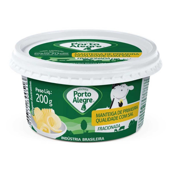 Encontraproduto.com.br - Manteiga Porto Alegre com Sal Pote 200 g