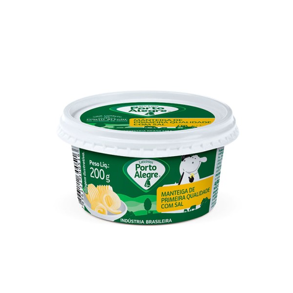 Encontraproduto.com.br - Manteiga Porto Alegre com Sal Pote 200 g