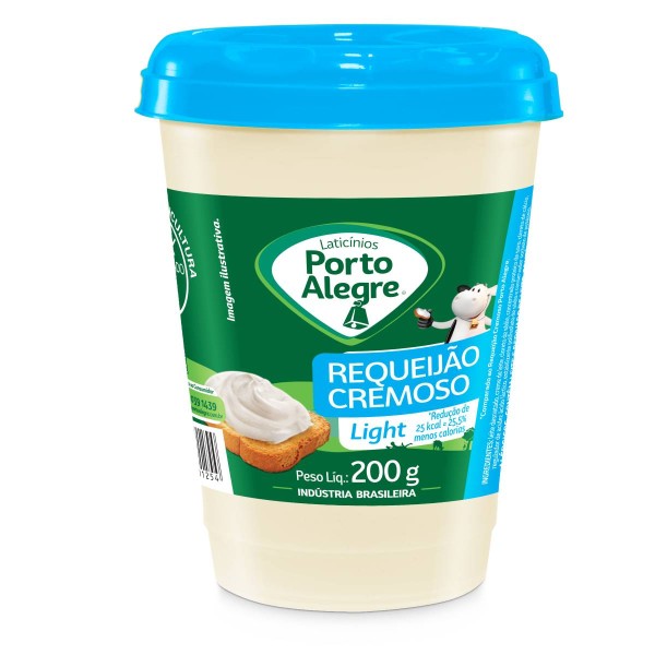 Encontraproduto.com.br - Requeijão Cremoso Porto Alegre Light Pote 200 g