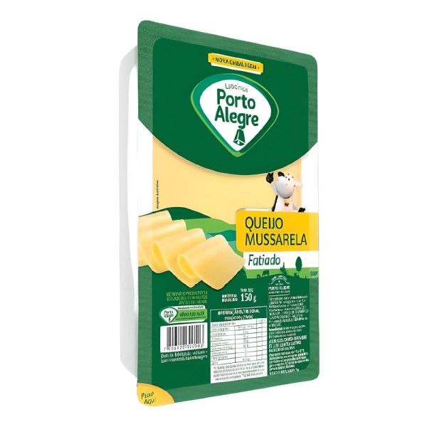 Encontraproduto.com.br - Queijo Mussarela Porto Alegre Fatiado Pacote com 500g