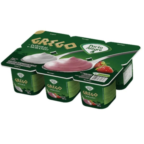 Encontraproduto.com.br - Iogurte Grego Porto Alegre Integral Morango 540g