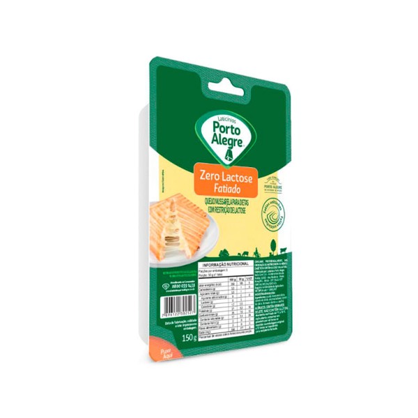 Encontraproduto.com.br - Queijo Mussarela Zero Lactose Porto Alegre Fatiado Pacote com 150g