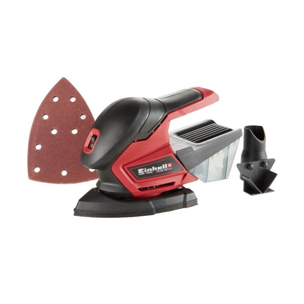 Encontraproduto.com.br - Lixadeira Multiuso Einhell á Bateria Te-os 18/1 Li Solo Lixamento Eficiente