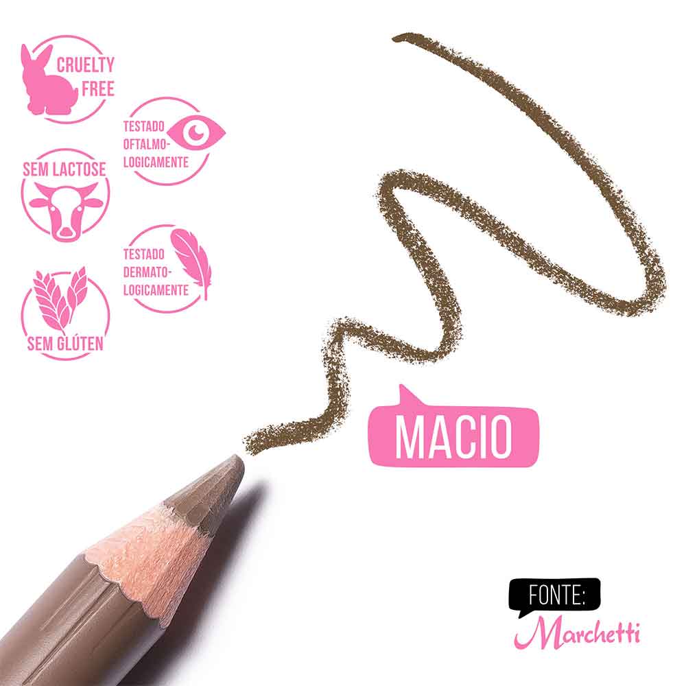Encontraproduto.com.br - Lapis Para Sobrancelhas Universal - Marchetti