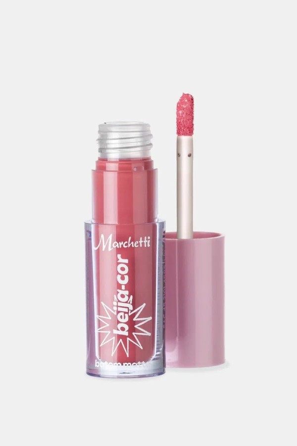 Encontraproduto.com.br - Batom Liquido Matte Beija Cor 05 Hibisco - Marchetti