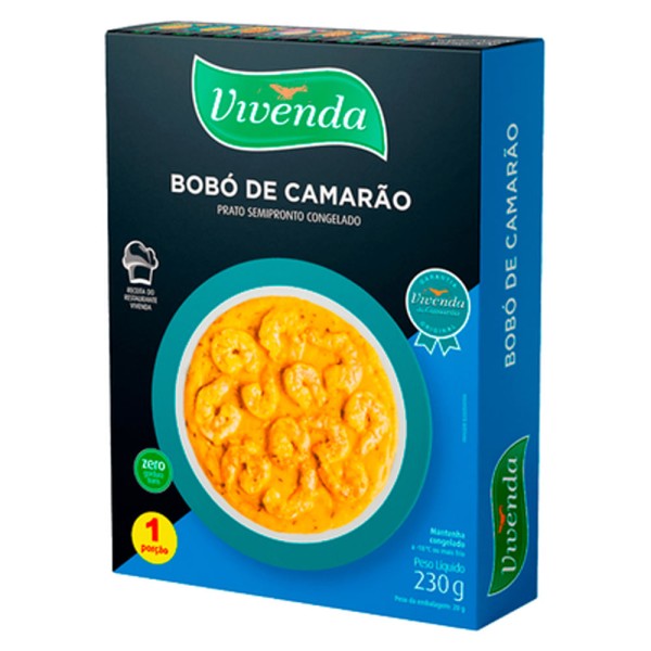 Bobó de Camarão Vivenda do Camarão Caixa 230g