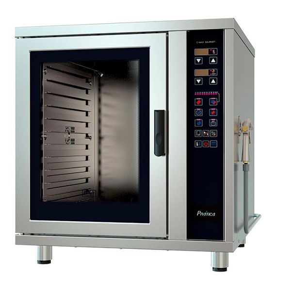 Forno Combinado Elétrico 10 Funções 500 receitas C-MAX 6 p/ 6 GNs 1/1 c/ Tecnologia Steam Power e Higienização Automática - Prática