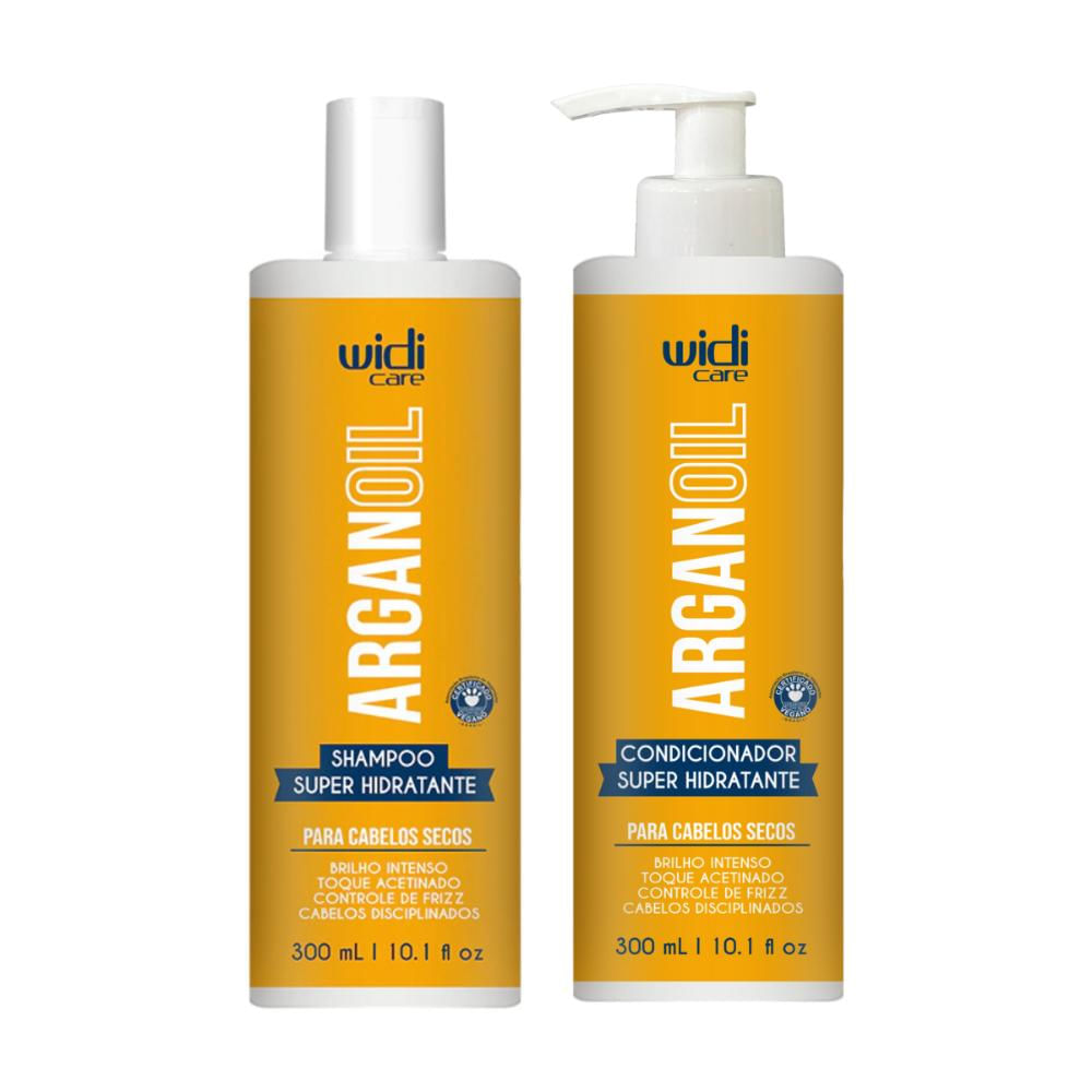 Kit Widi Care Argan Oil Shampoo Super Hidratante 300ml + Condicionador Super Hidratante 300ml