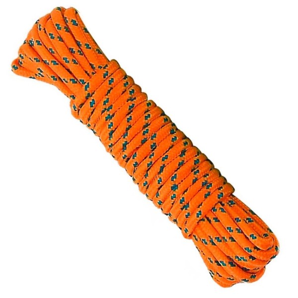 Encontraproduto.com.br - Kit 2 Cordas Laranja Para Amarrar Lona De Caminhão Em Poliéster 15 Metros