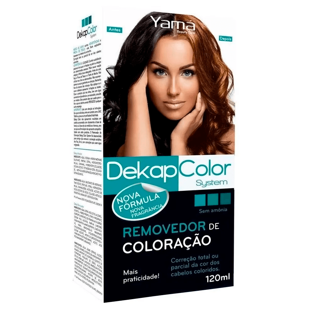 Kit Removedor de Coloração Yamá Dekapcolor System 120ml