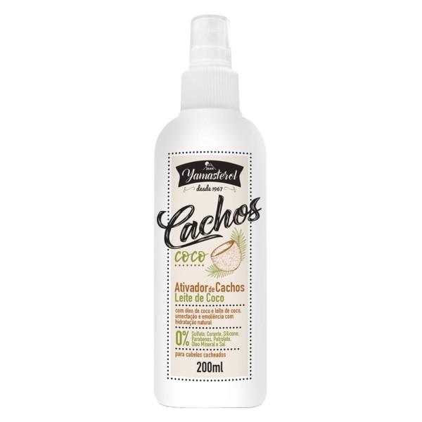 Yamasterol Cachos Coco Yamá - Ativador de Cachos